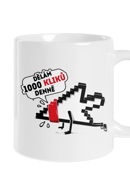 Klikař klasický hrnek White