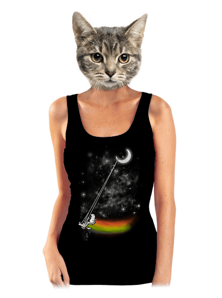 Unicorn Universe dámské tílko klasické Black