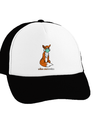 Liška Bystrouška kšiltovka truckerka Black cap