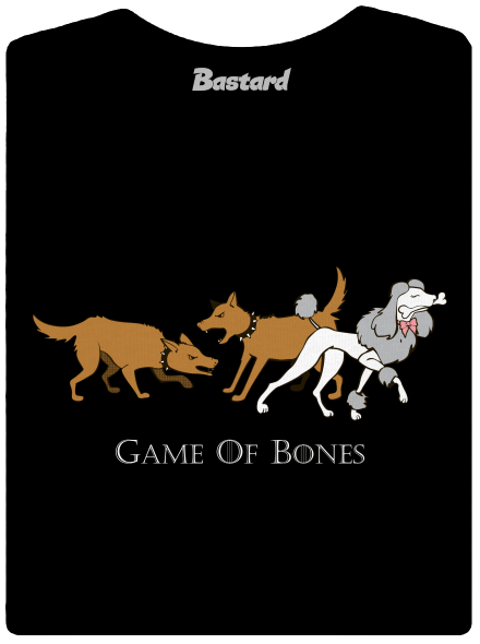 Game of Bones dámské tričko s lemem Black