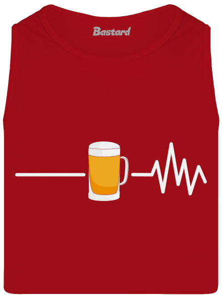 Beer help pánské tílko Red