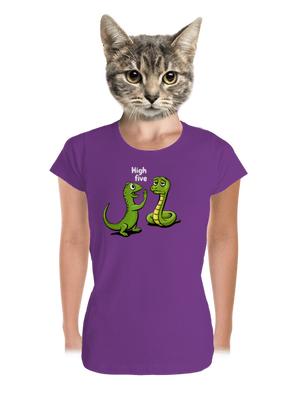 High Five dámské tričko premium Purple