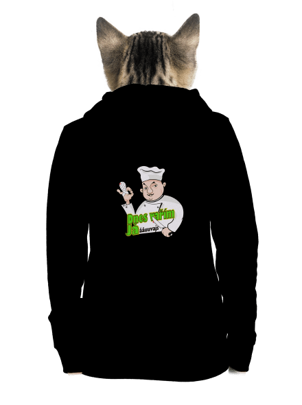 Dnes vařím já dámská mikina na zip Black