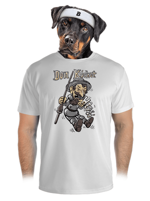 Don Kýchot pánské sportovní tričko White