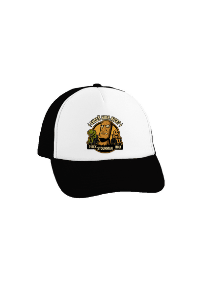 High kick kšiltovka truckerka Black cap