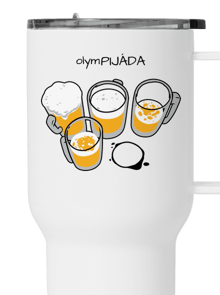 Pijáda termohrnek White