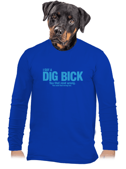 Dig bick pánské dlouhý rukáv Royal Blue