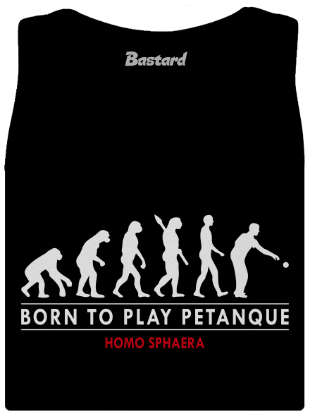 Born to play petanque dámské tílko klasické Black