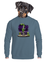 unisex mikina bez kapuce