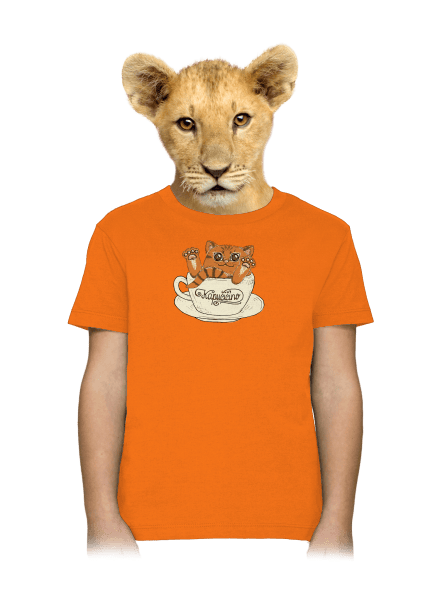 Kapučičíno dětské tričko Orange