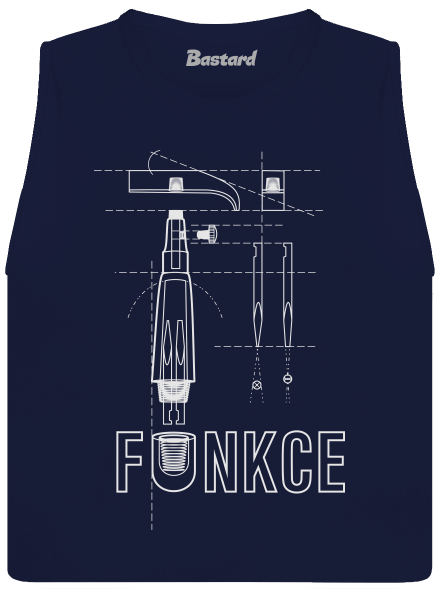 Funkce dámské tílko volné Navy