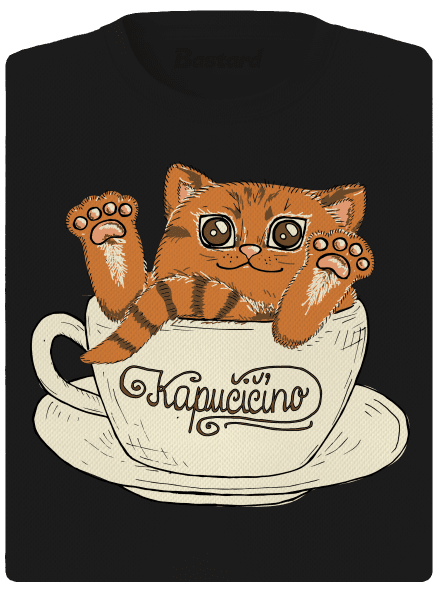 Kapučičíno dámské sportovní tričko Black