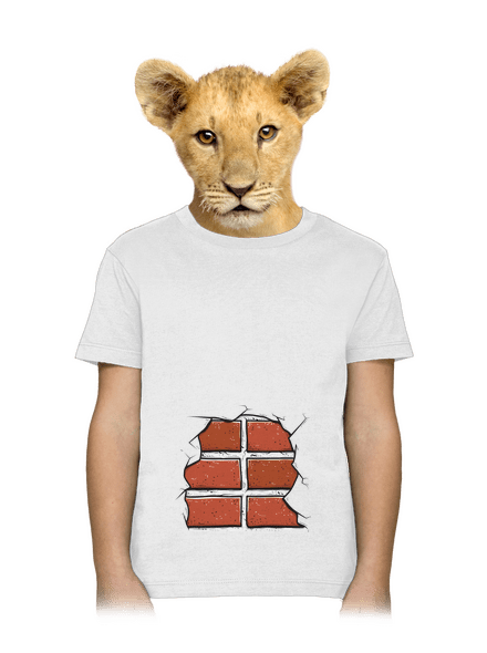 Cihličky dětské tričko White