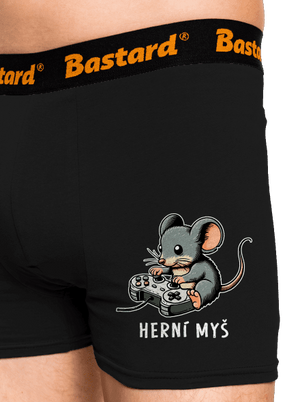 Herní myš boxerky Black