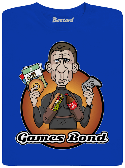 Games Bond pánské tričko Royal Blue