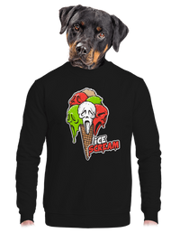 unisex mikina bez kapuce