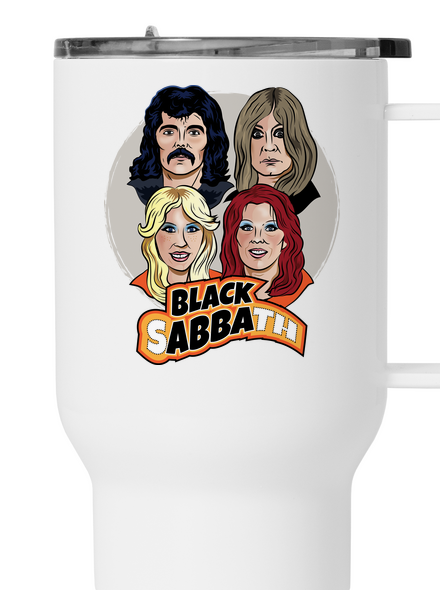 Black Abba termohrnek White