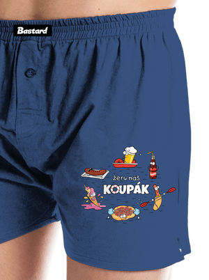 Český koupák pánské trenky Blue