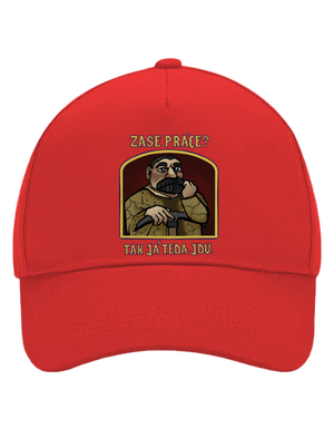 Zase práce? kšiltovka baseballka Classic Red