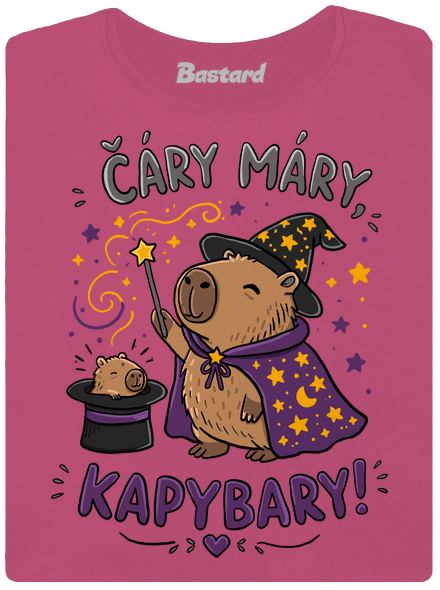 Čáry máry kapybary dámské tričko premium Magenta