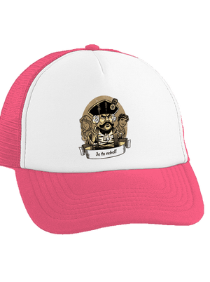 B14: S čerty nejsou žerty kšiltovka truckerka Fluorescent Pink cap