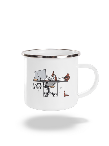 Home Office plecháček White