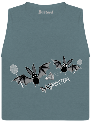 Batminton dámské tílko volné Heather Deep Teal
