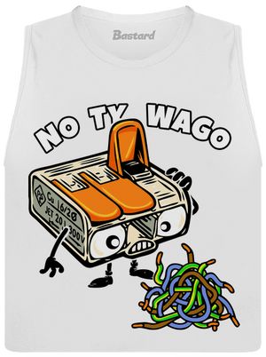 Wago svorka dámské tílko volné White