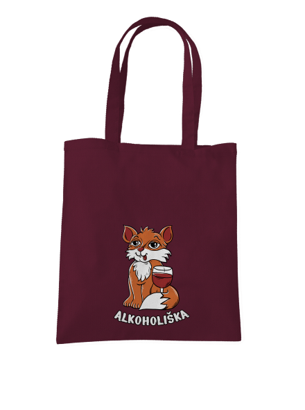 Vínová Alkoholiška taška Burgundy