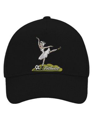 Fotbalet kšiltovka baseballka Black