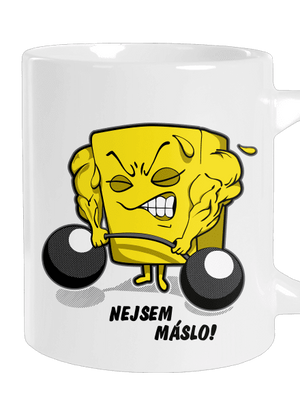 Nejsem máslo velký hrnek White