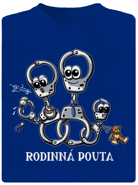 Rodinná pouta pánské sportovní tričko Royal Blue Mal