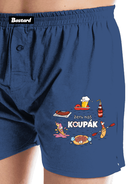 Český koupák pánské trenky Blue