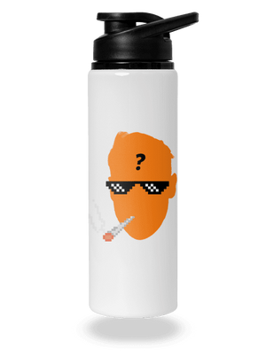 Thug life lahev na vodu White