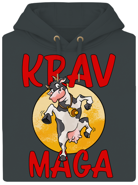 Krav Maga unisex mikina premium Charcoal