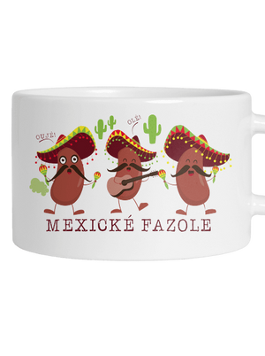 Mexická párty hrnek makronka White