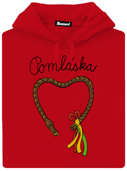 Pomláska pánská mikina klokanka Red