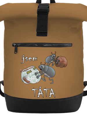 Jsem táta a máma batoh Caramel
