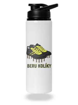 Beru kolíky lahev na vodu White