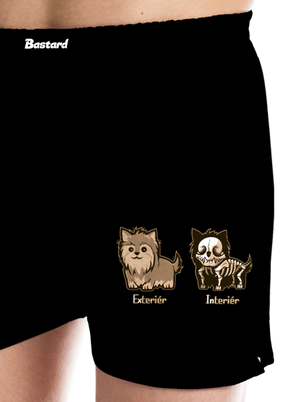 Teriér pánské trenky Black