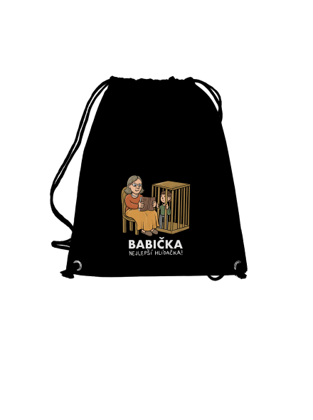 Babička hlídačka vak Black