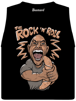 Rock and roll dámské tílko volné Black