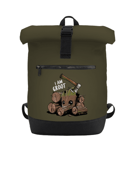 I Am Groot batoh Military Green