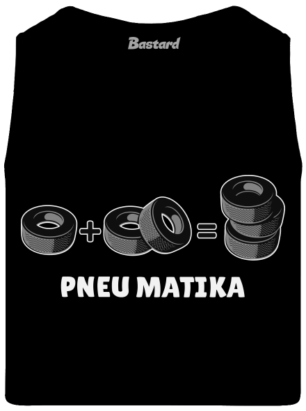 Pneu Matika pánské tílko Black