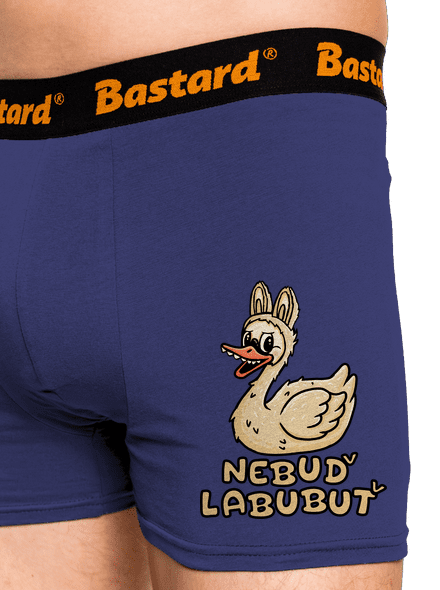 Nebuď labubuť boxerky Blue Navy