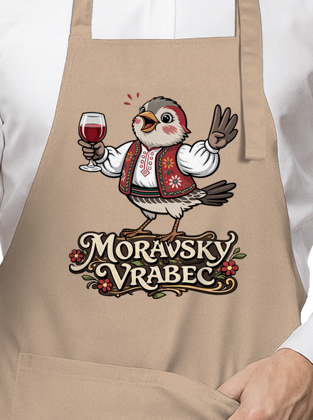 Moravský vrabec zástěra Rope