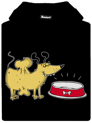 Kostička dětská mikina klokanka Black