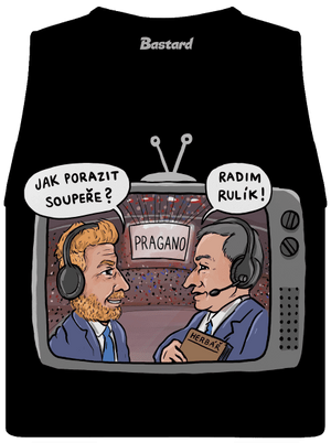 Radim rulík dámské tílko volné Black