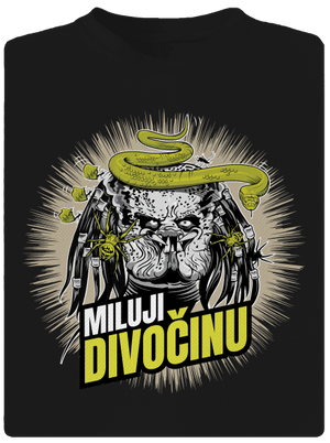 Miluji divočinu dětské sportovní tričko Black