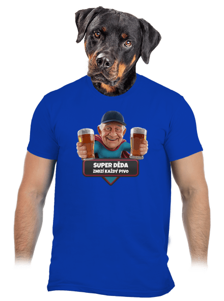 Super děda pánské tričko Royal Blue
